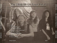 THE 1988/89 US-TOUR VOL.1 (RED LETTERS)