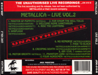 LIVE VOL. 2 (RE-ISSUE) (BLACK COVER)