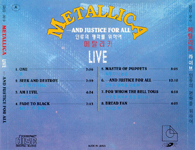 ...AND JUSTICE FOR ALL LIVE