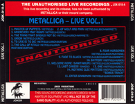 LIVE VOL. 1 (RE-ISSUE) (BLACK COVER)