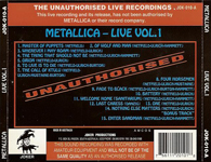 LIVE VOL. 1 (RE-ISSUE) (BLACK COVER) (GOLD CD) # 2