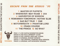 ESCAPE FROM THE STUDIO '95 (TOTONKA)