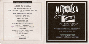 METALLICA & THE SF SYMPHONY