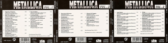 LIVE USA (BLUE LABEL ON CD 2)