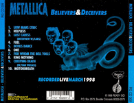 BELIEVERS &amp; DECEIVERS (SILVER LABEL, COLOURED LETTERS)