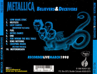 BELIEVERS & DECEIVERS (SILVER LABEL, COLOURED LETTERS)