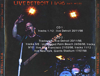 LIVE DETROIT 11/98 AND MORE